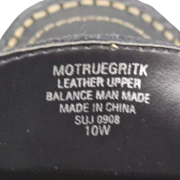 Womens Mootsies Tootsies Black Leather Loafers Flats Size 10W Comfort Slip On - Picture 2 of 12